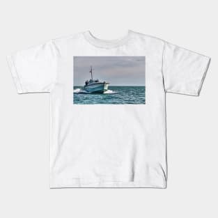Motor Gun Boat Attack Kids T-Shirt